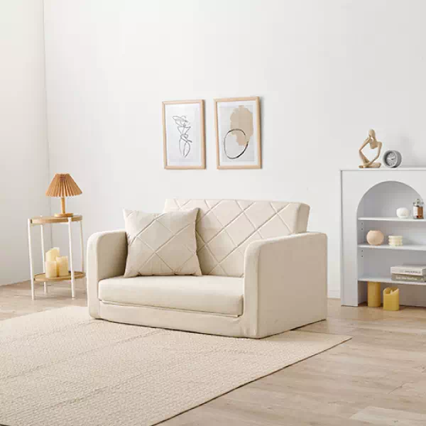 キルティングソファベッド 110cm幅